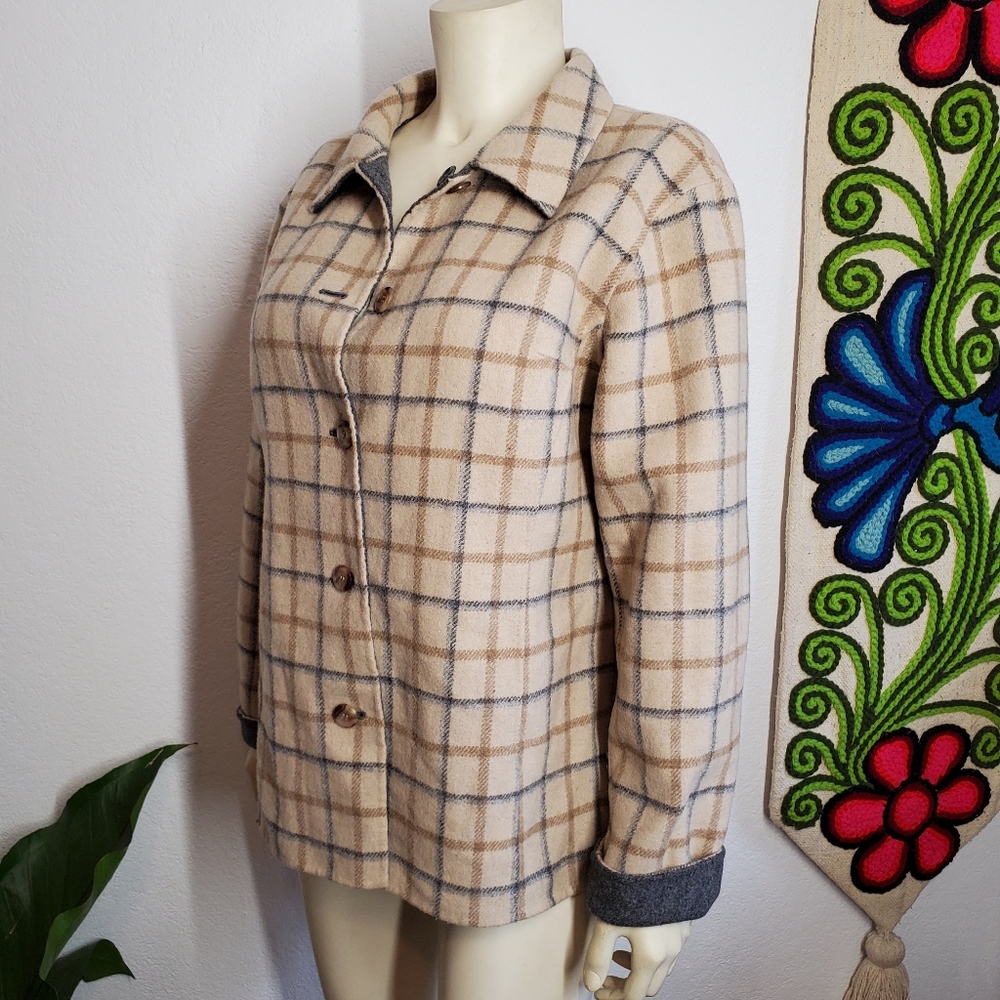 Pendleton Reversible Plaid Jacket Wool - image 3